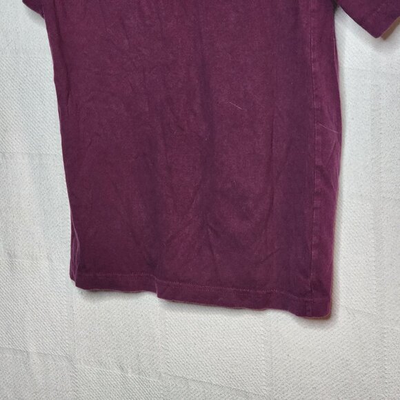 Levi Strauss & Co. Maroon Cotton Short Sleeve White Logo Kids Tee Size L 16/18 - Picture 10 of 16